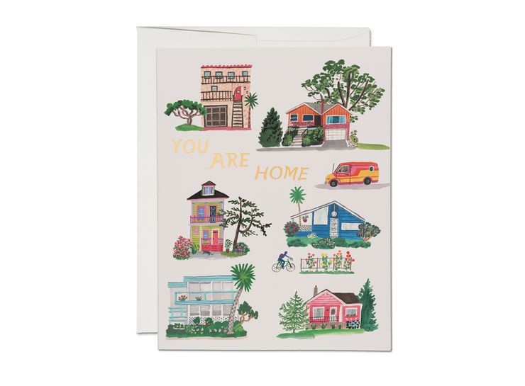 You Are Home housewarming greeting card