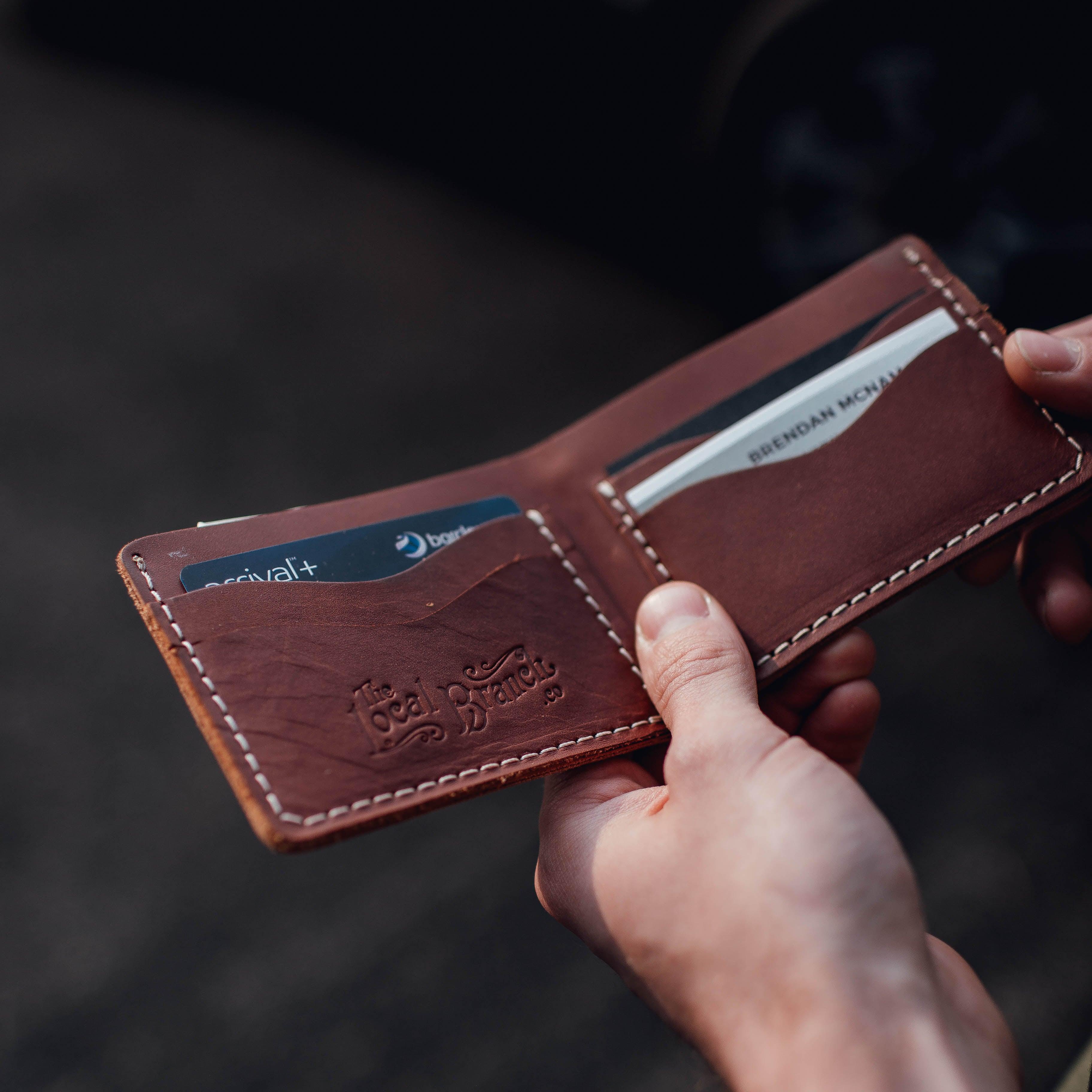 Handcrafted Leather Bifold Wallet