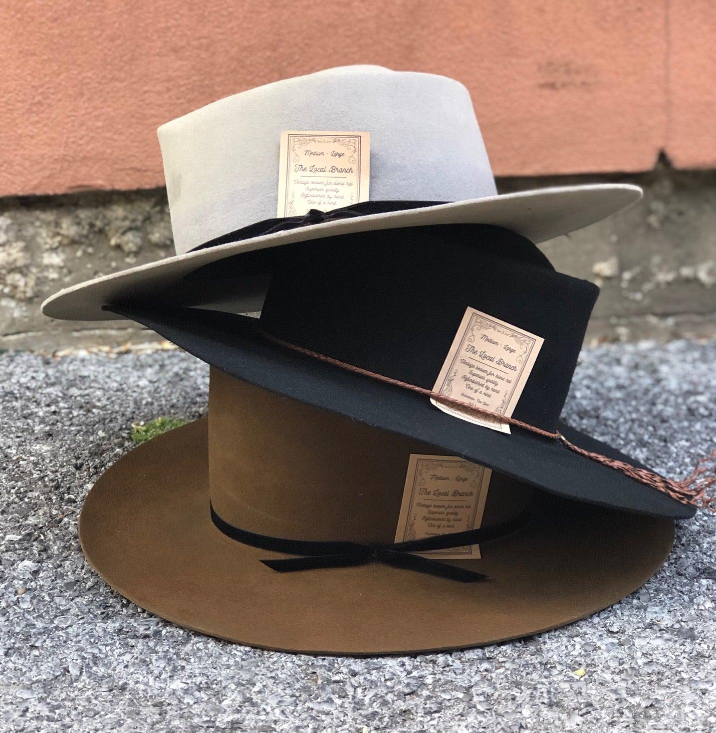 O*O様 Handmade Beaver Fedora Hat VintageF IMG_4240.jpg?v=1677178500