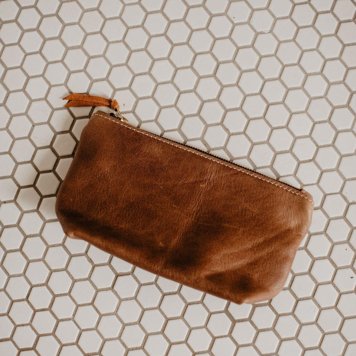 Handmade Leather Toiletry Bag USA MADE The Local Branch