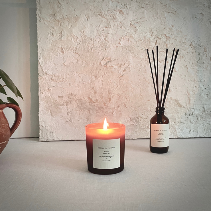 Beeswax, Incense + Clove Handcrafted Soy Candle