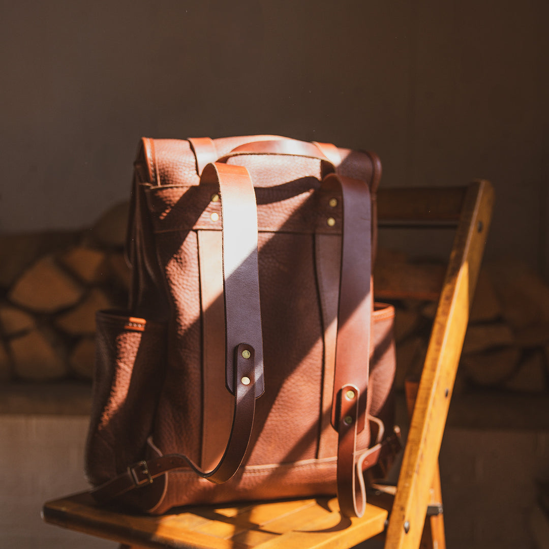 Leather Rucksack – Handmade & USA Made Leather Rucksack – Handmade & USA Made