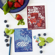 Blueberry Pie Greeting Card - USA Made