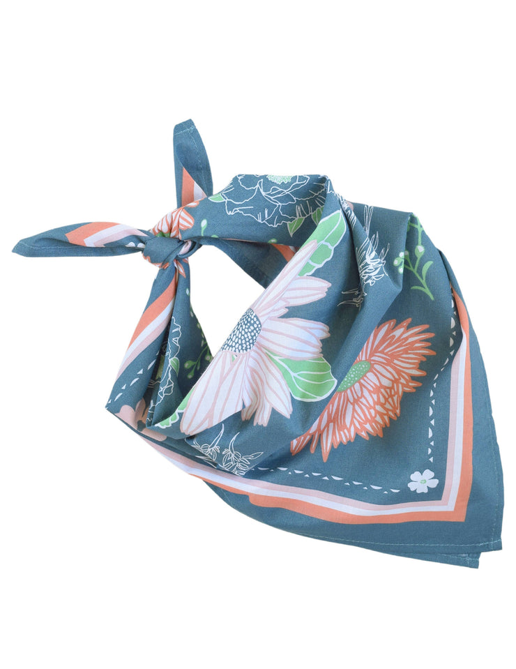 Calendula Blossom Bandana - USA Made