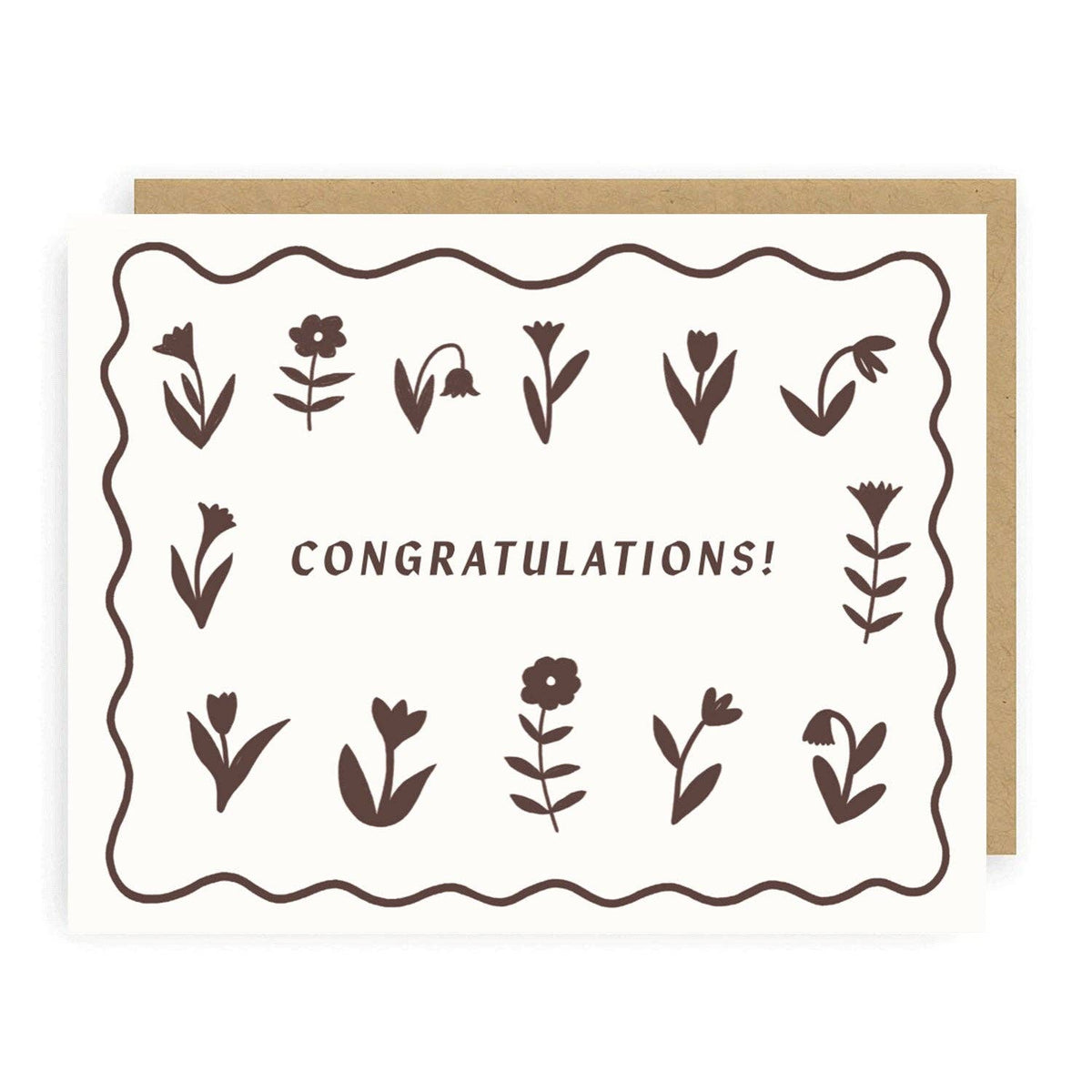Congratulations Flowers Card - USA Made – The Local Branch