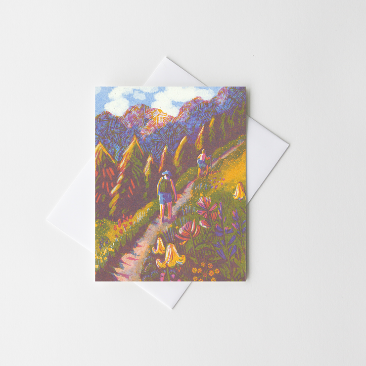 Hiking Together Greeting Card - USA Made