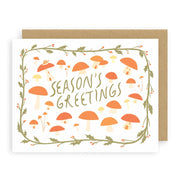 Mushroom Season Greeting Card - USA Made