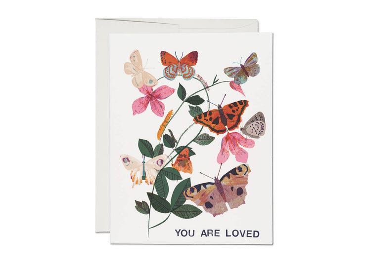 Flutter Love greeting card - USA Made