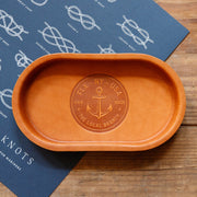 Flx ny USA made the local branch leather stamped valet with anchor design