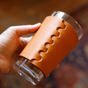 Leather Pint Glass