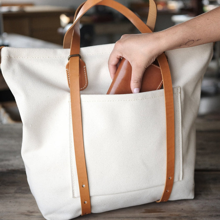 Canvas Crossroads Backpack Tote - USA Made – The Local Branch display picture 2