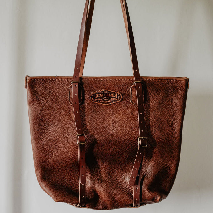 leather tote that converts into backpack