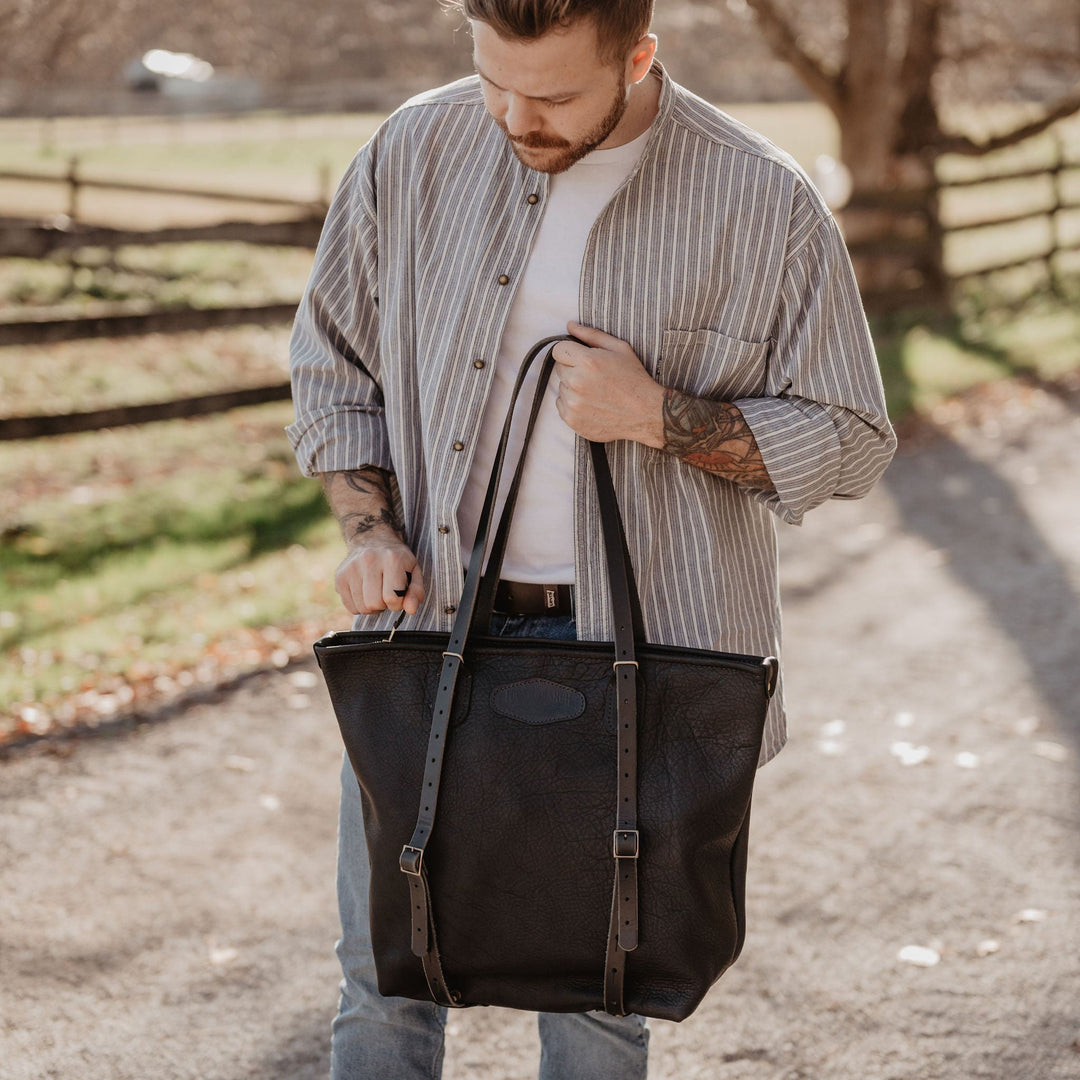 The Local Branch Handcrafted Convertible Backpack Tote USA Made Mahogany