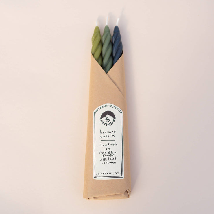 Cave Glow Set of 3 Spiral Candles - USA Made