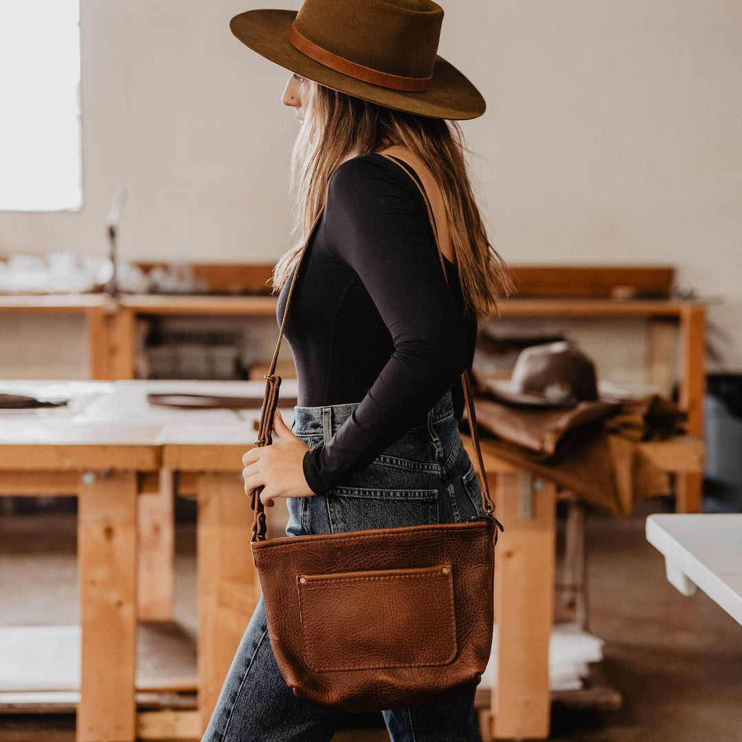 Handcrafted Leather Crossbody Bag - USA MADE – The Local Branch