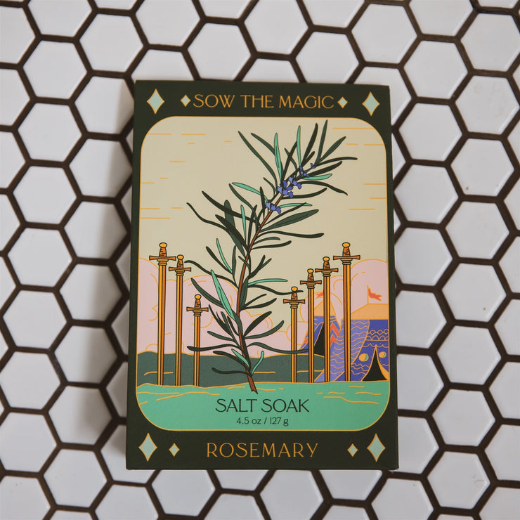 Rosemary Tarot Bath Salt Soak