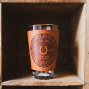 Leather Pint Glass