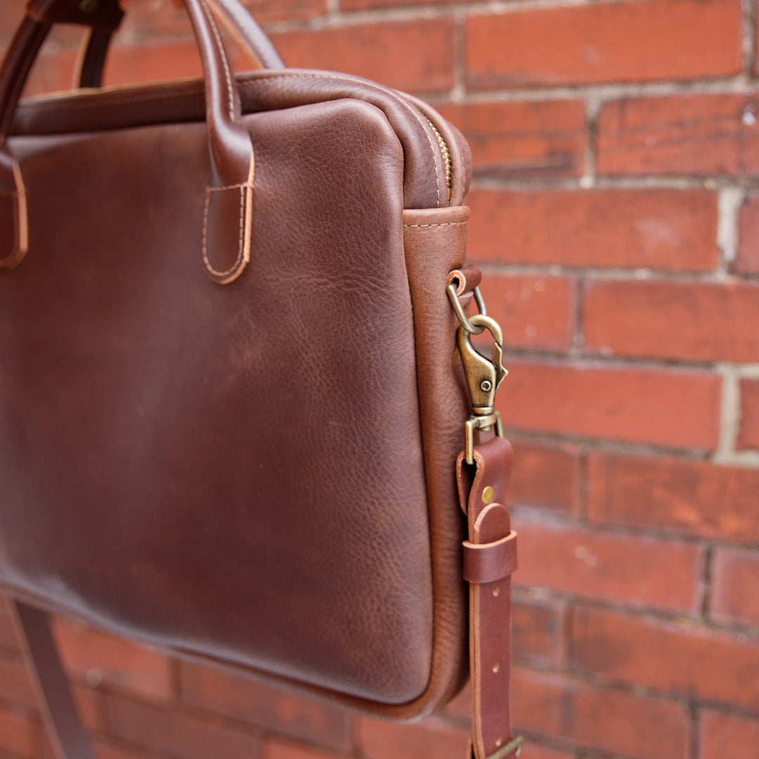 Handmade Leather Briefcase – USA Made | The Local Branch Handmade Leather Briefcase – USA Made | The Local Branch