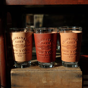 Leather Pint Glass  - USA Made