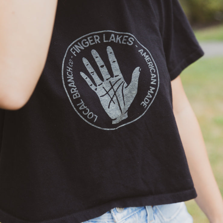 Finger Lakes Cropped Tee - USA Made