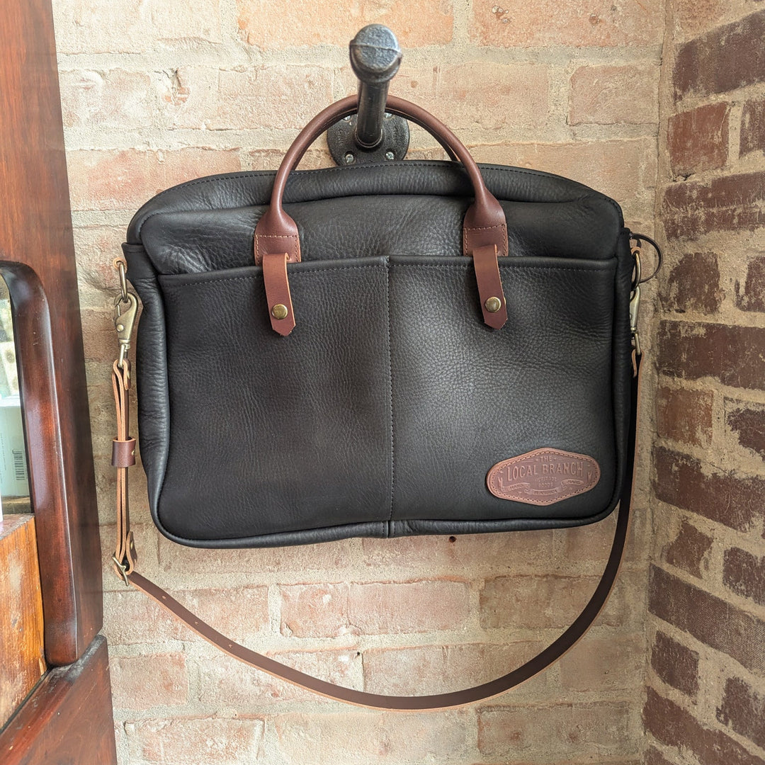 Handmade Leather Briefcase – USA Made | The Local Branch
