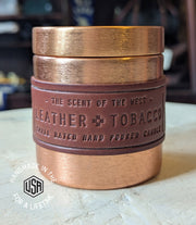 Leather & Tobacco Candle  - USA Made