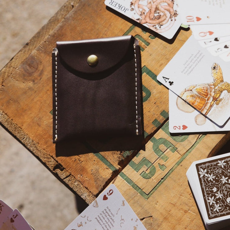 Leather Playing Cards Case by The Local Branch