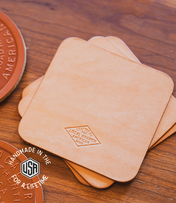 Small Batch Square Coasters - USA Made
