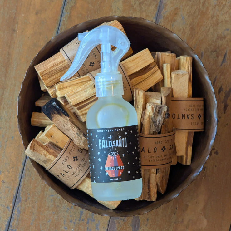Palo Santo Quartz & Tigers Eye Smudge Spray Mist