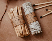 Palo Santo and Sage Bundles by The Local Branch. 