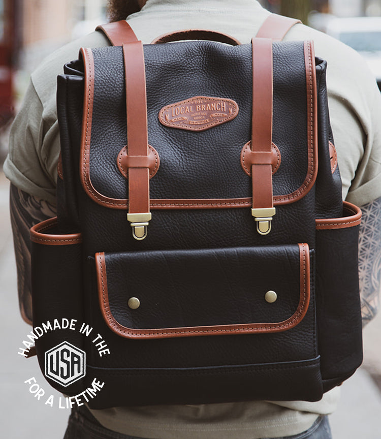 Leather Rucksack – Handmade & USA Made Leather Rucksack – Handmade & USA Made