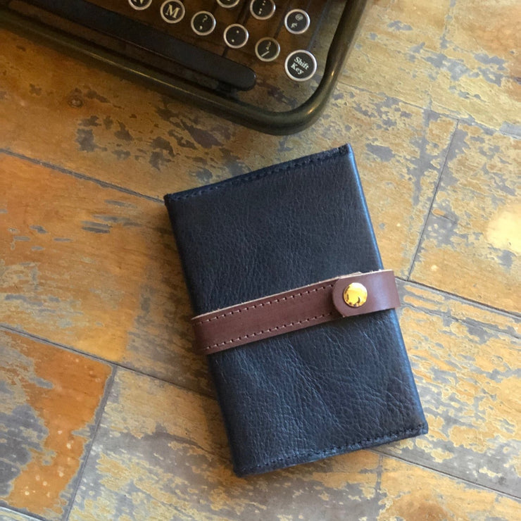 small version of the leather journal with a typewriter 