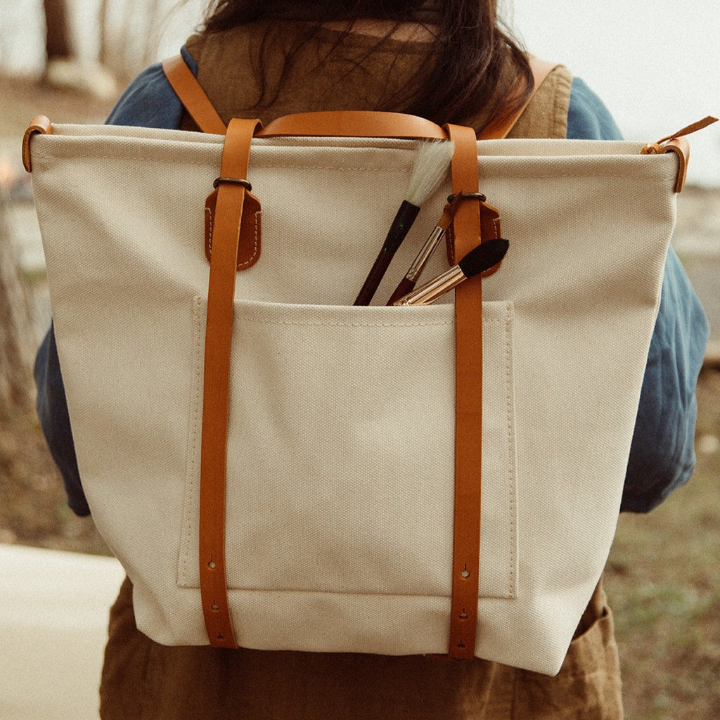 Crossroad Vintage Canvas Backpack – YONDER BAGS