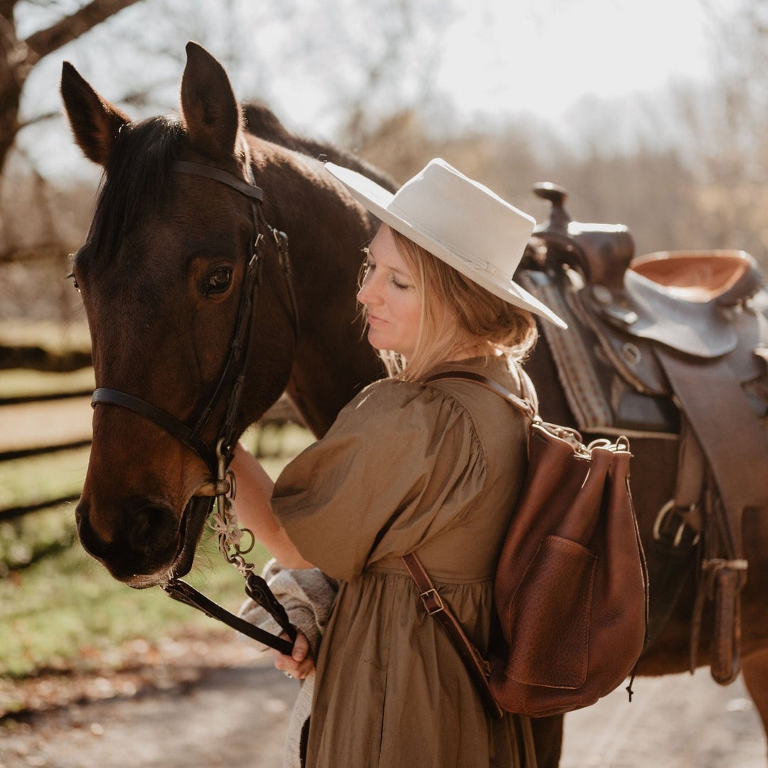 Handcrafted Leather Backpack