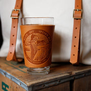 Leather Pint Glass