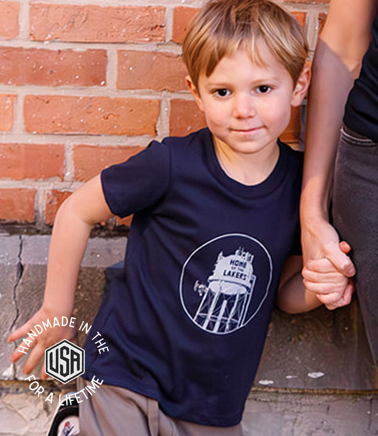 Home of the Lakers, Water Tower Kids Tee - USA Made