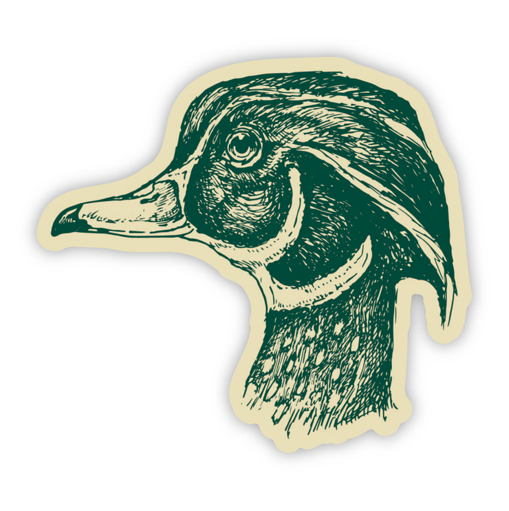 Wood Duck Sticker - USA Made