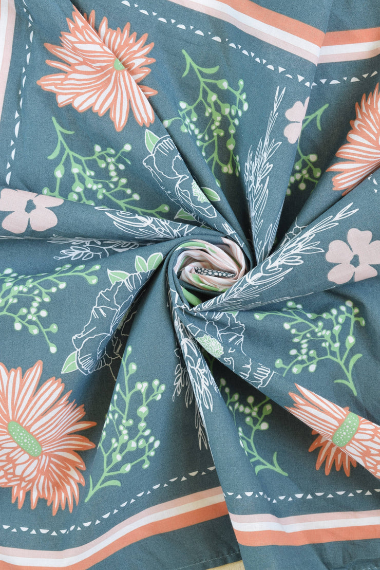 Calendula Blossom Bandana - USA Made