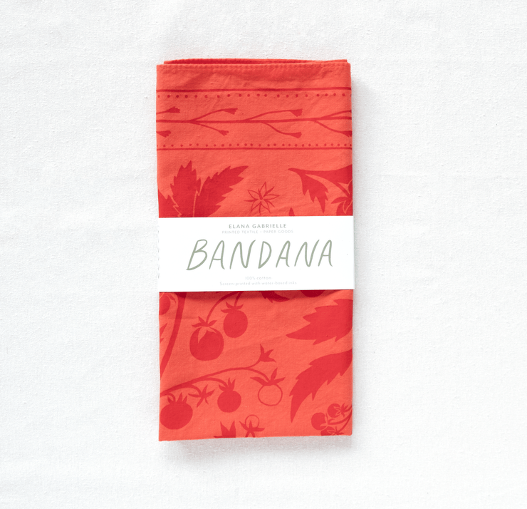 Tomato Bandana - USA Made