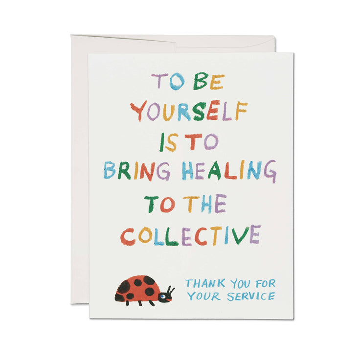 Collective Healing greeting card - USA Made