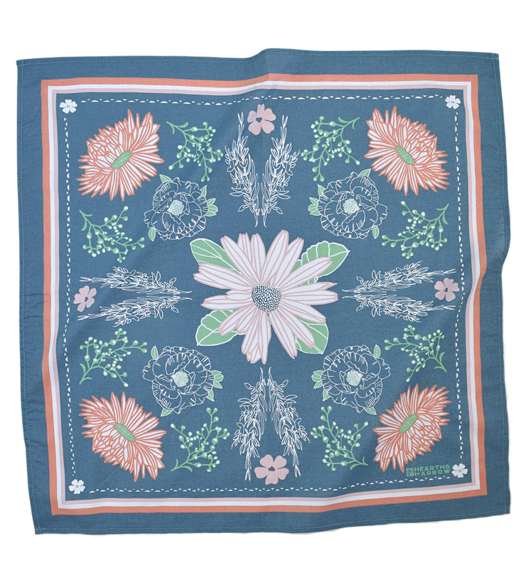 Calendula Blossom Bandana - USA Made