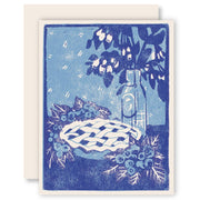 Blueberry Pie Greeting Card - USA Made