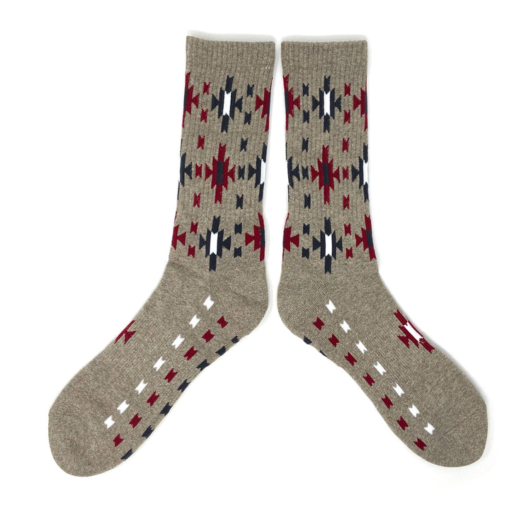 heather design sock