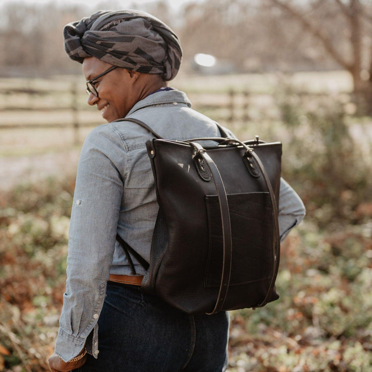 Handcrafted Convertible Backpack Tote
