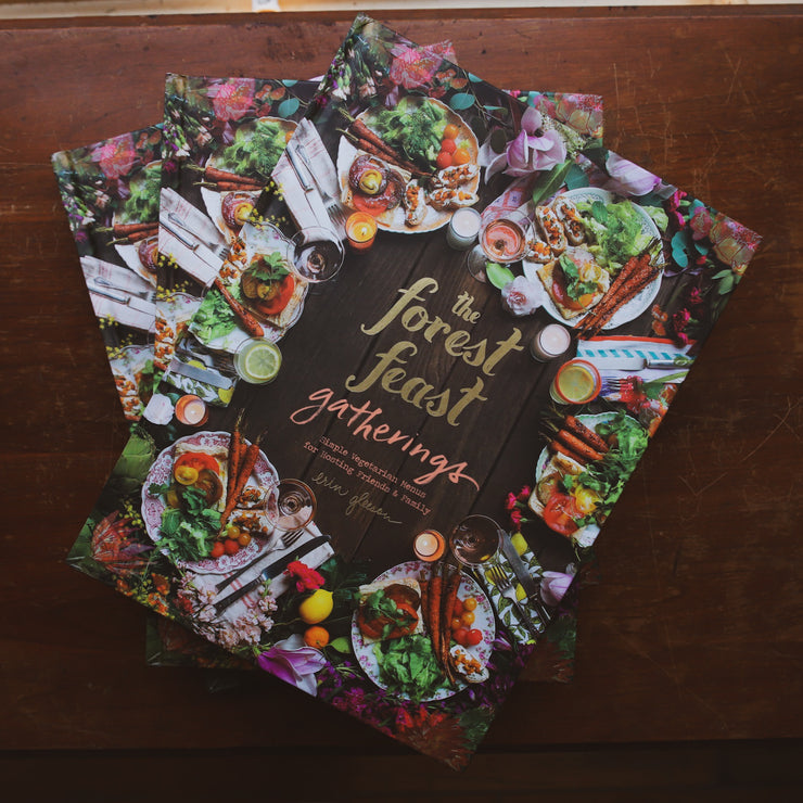 the forest feast book gatherings simple vegetarian menus for hosting 