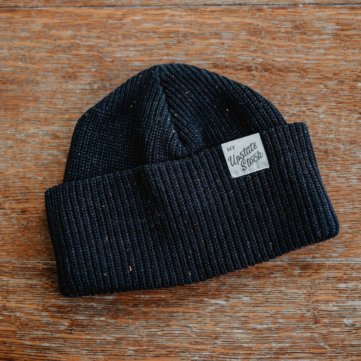 upcycled cotton USA made beanies and socks