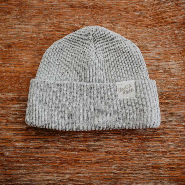 upcycled cotton USA made beanies and socks