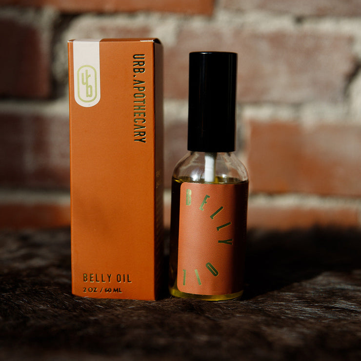 urb apothecary 2oz belly oil