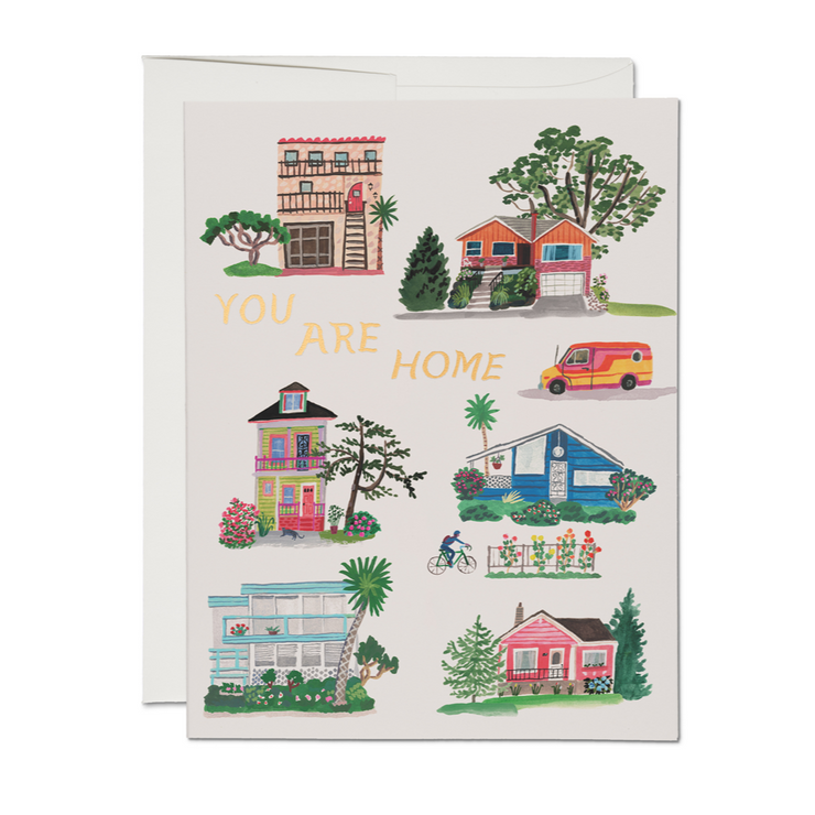 you are home greeting card house warming different styles of houses