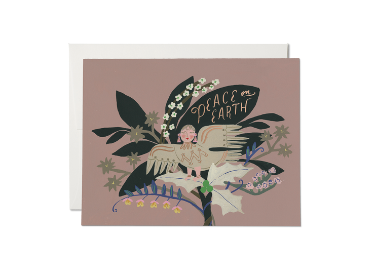 Ladybird holiday greeting card: Singles